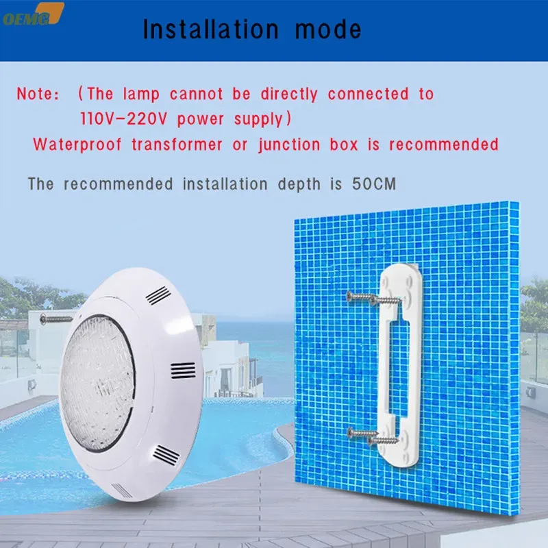 Remote Control Pool Light, RGB Fish Tank Light: IP68 LED Underwater ...