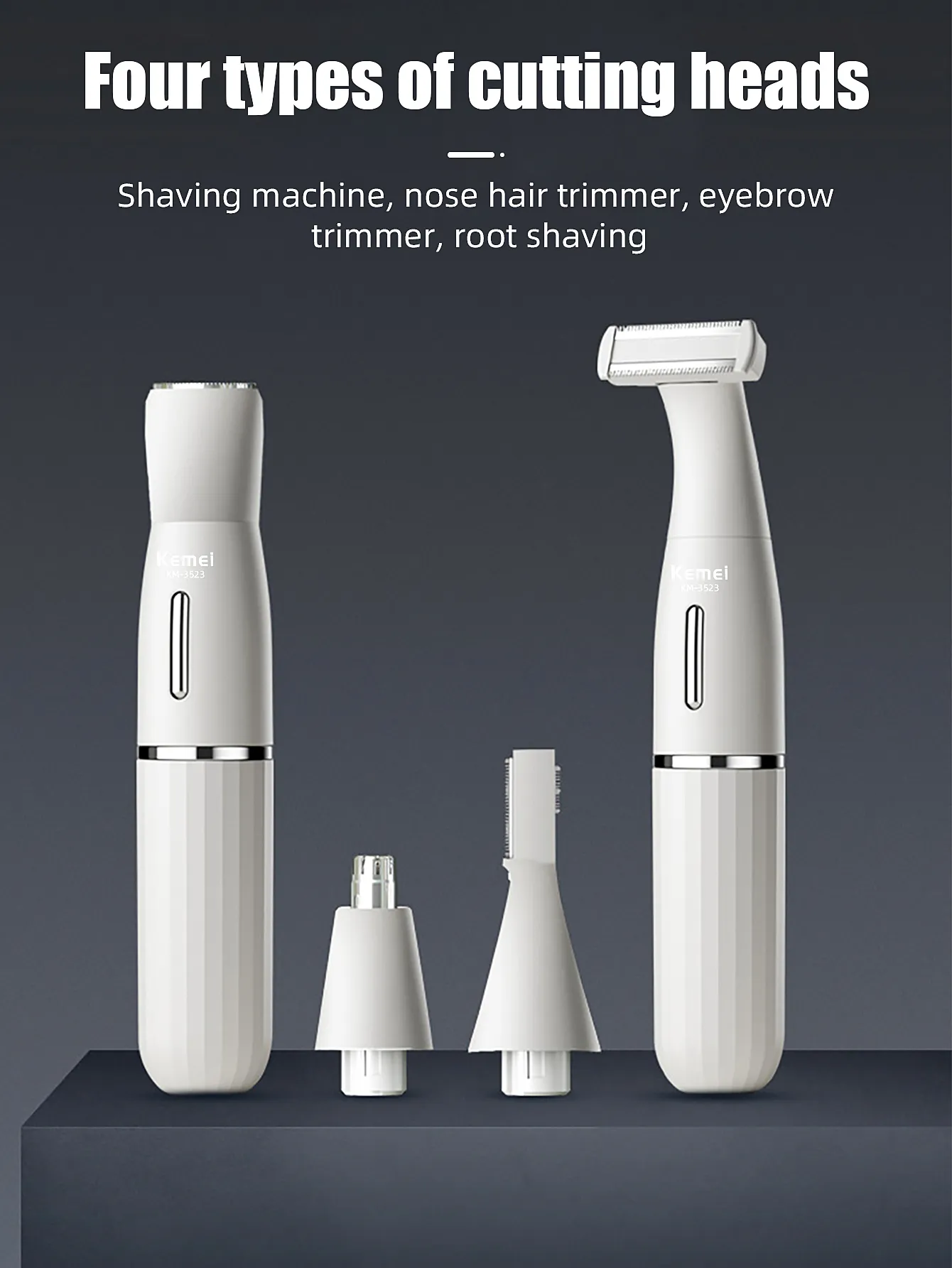 Épilateur Kemei 6-en-1