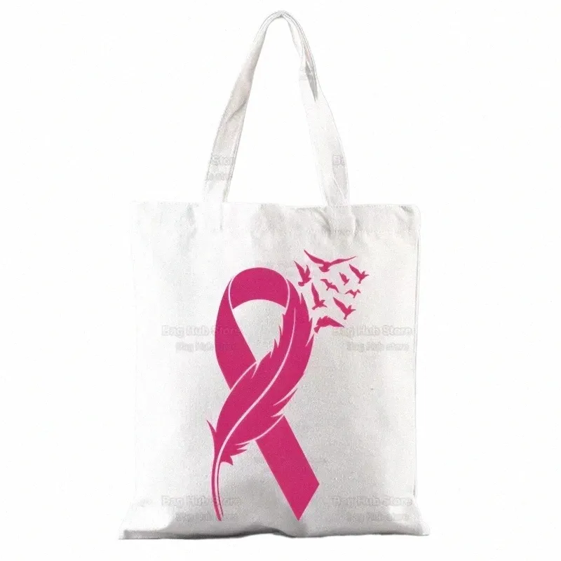 Oktober Rosa Brustkrebs Aen Shopper Taschen für Frauen Wiederverwendbare Einkaufstasche Harajuku Große Kapazität Shop Tasche Druck e7hP #