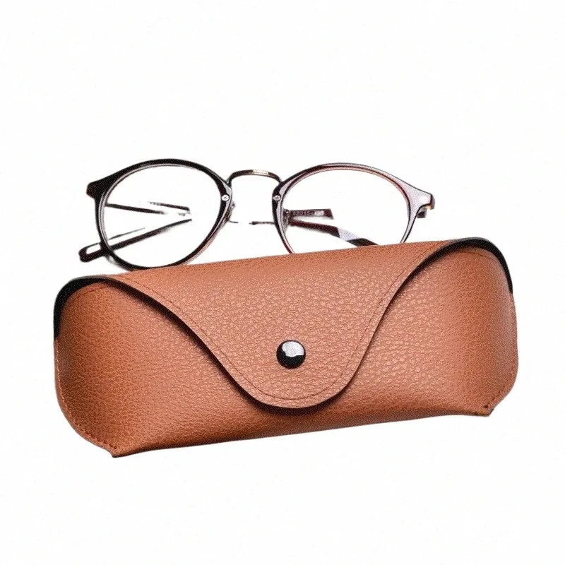 Imitati Étui à lunettes en cuir Sacs de maquillage Cosmétiques Pochettes pour dames de voyage Pochette Femmes Sac cosmétique Hommes Lunettes de lecture Boîte 55RV #