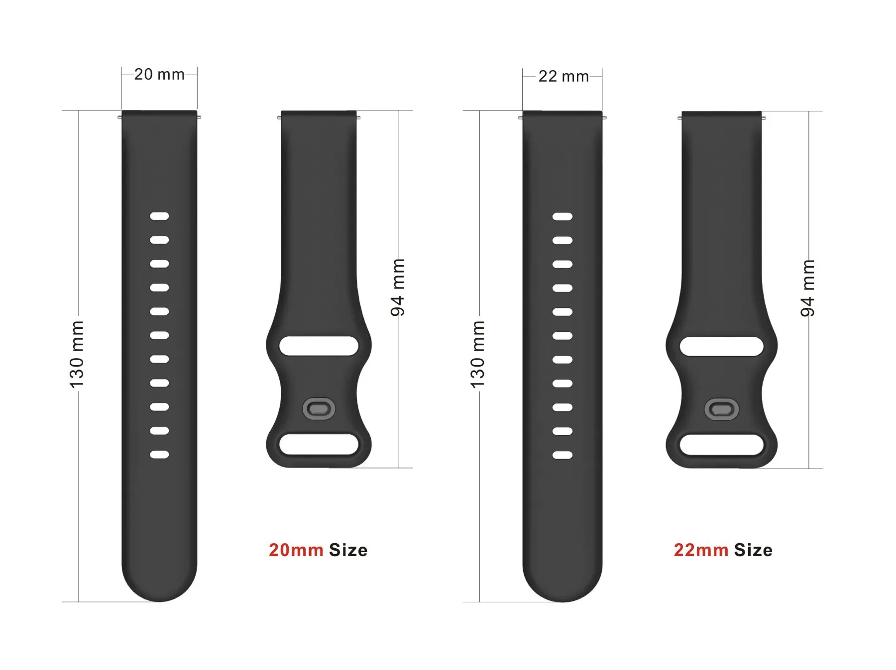 20mm Silicone Strap for Colmi P20 P8 P28 Plus Smart Watch Watchband for Colmi C80/C61/C60/P30/P8 Max/I20/I31/V23 Pro Bracelets