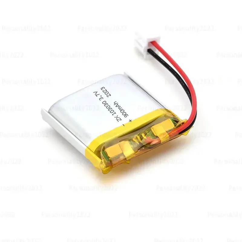ハッピー DHgate.com:2-Pack 3.7V 900mAh Lithium Polymer Rechargeable