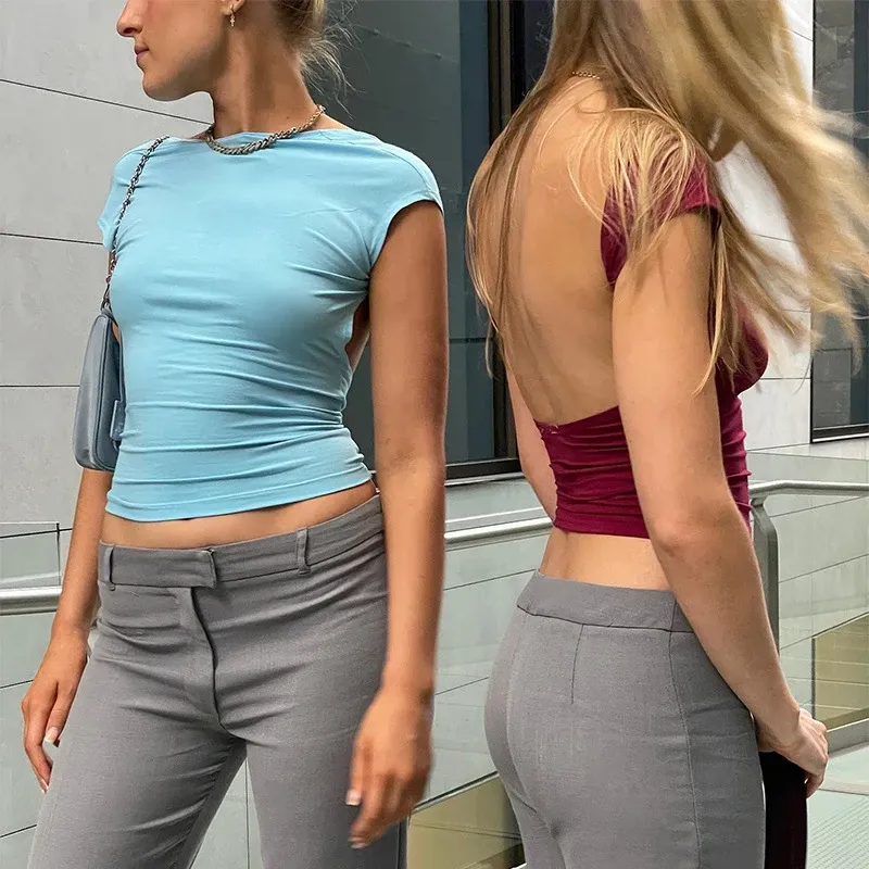 cotton spandex crop top
