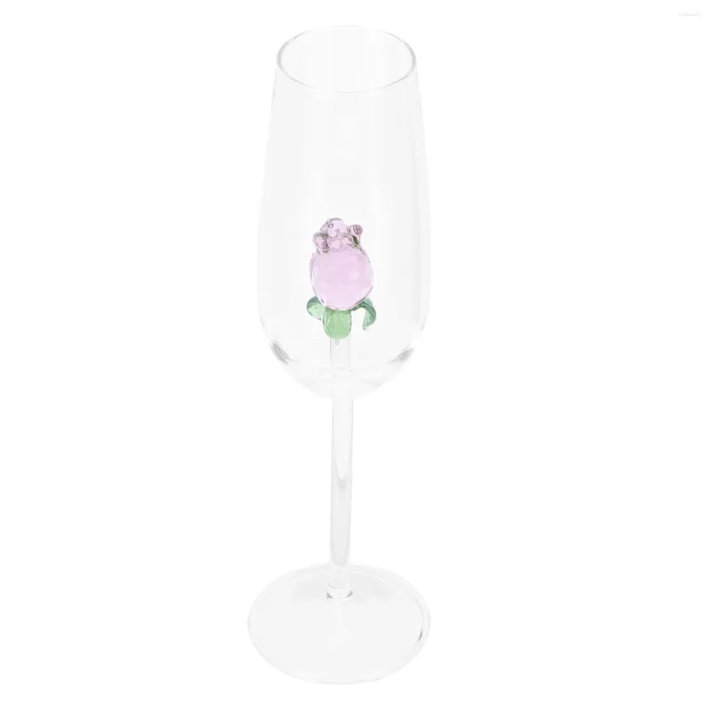 Copos de vinho taça rosa vidro stemless martini coquetel flauta criativa