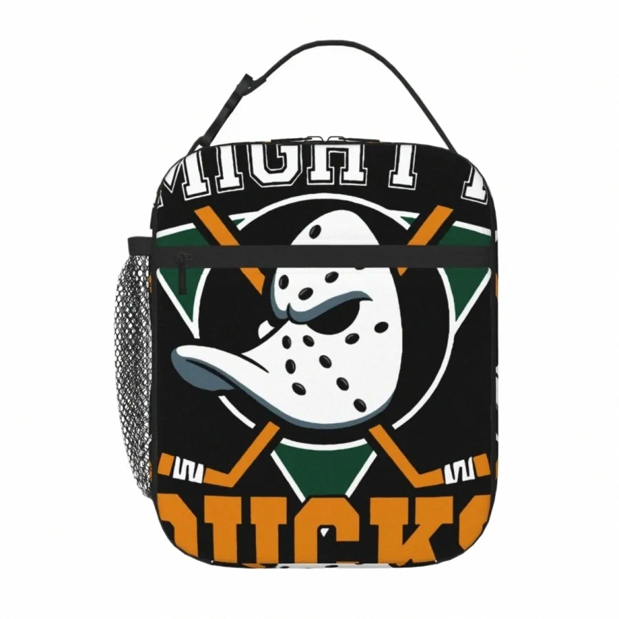 Mighty Hockey Ducks Mighty Of Anaheim Lunch Tote Lunchbox Lunchbox Tas Lunch Thermische Tas X0Aq #