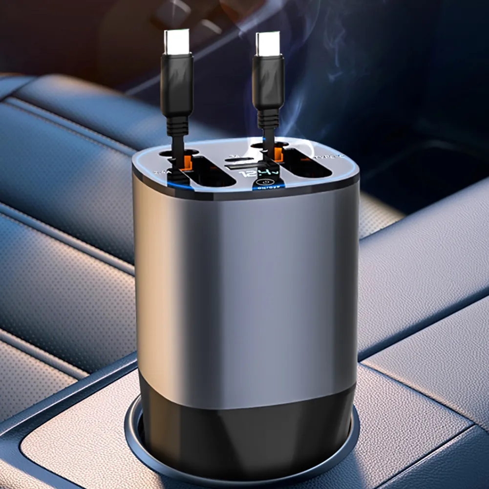 Belkin Chargeur 30W Pour Allume-cigare Avec Câble USB-C Vers Lightning (Noir) - Chargeur Allume-cigare