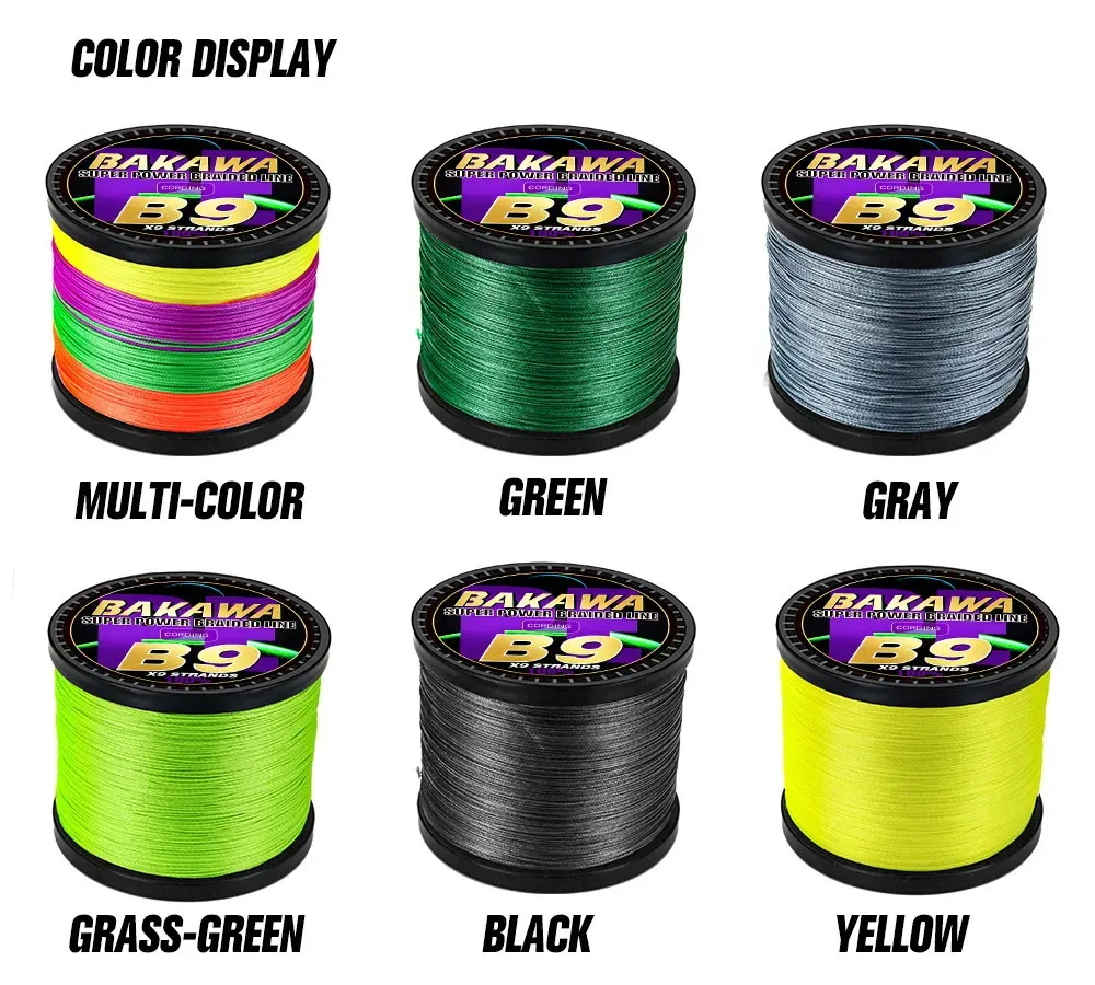 gevicont braided fishing line Optic Orange 8X- No Fade yard braided fishing line with low stretch KastKing Hammer Braided Fishing Line