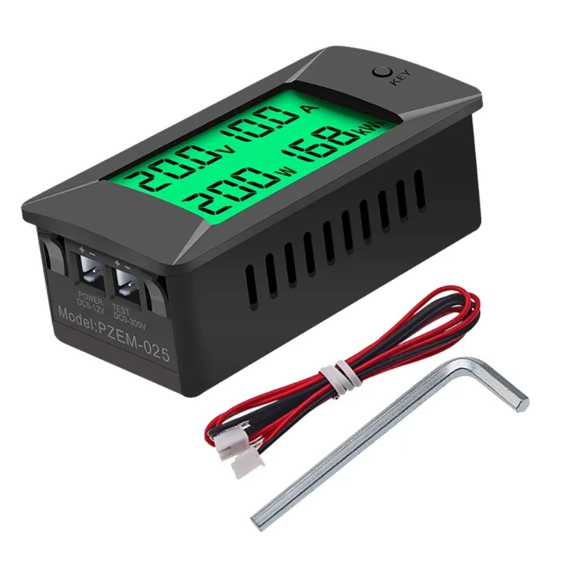 Digital Voltage Courant Power Metter Volt Detector Tester Monitor DC0-300V 50A 100A 200A 300A LCD METDER METER PZEM-025