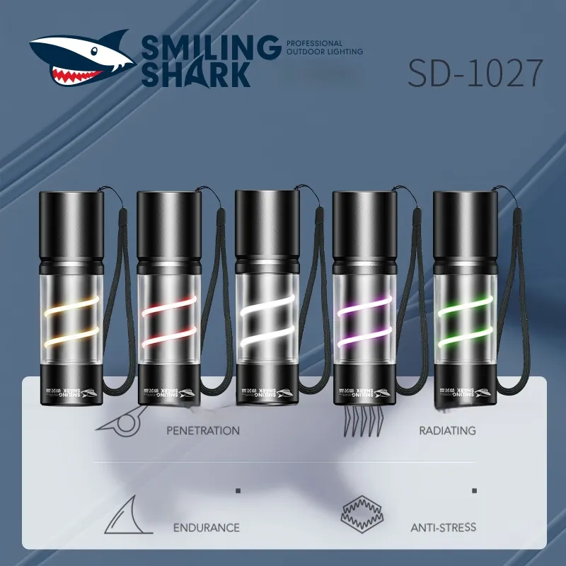 Smiling Shark SD1027 Mini Strong Light Flashlight description image