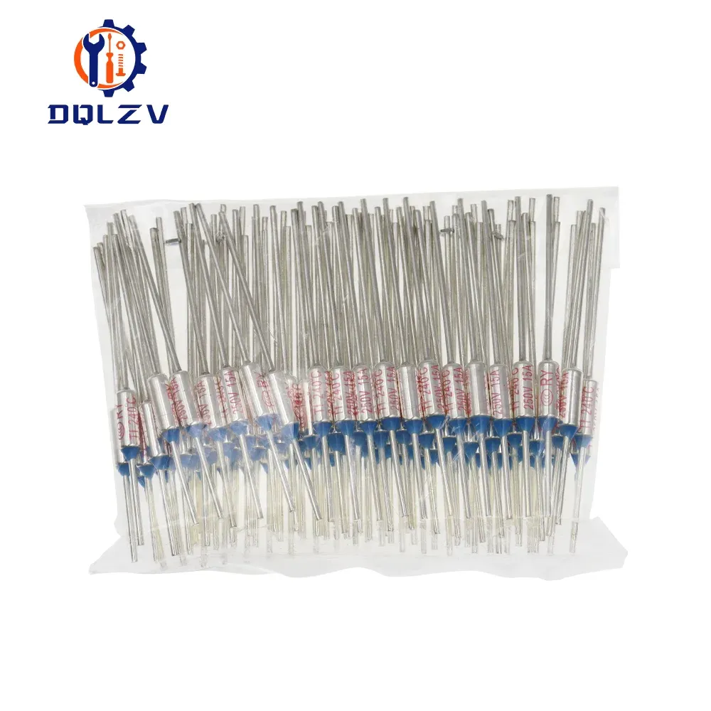 Fusible Térmico 250V 10A 121°C - Pack De 10 Piezas Para Protección De Electrodomésticos, No Rearmable