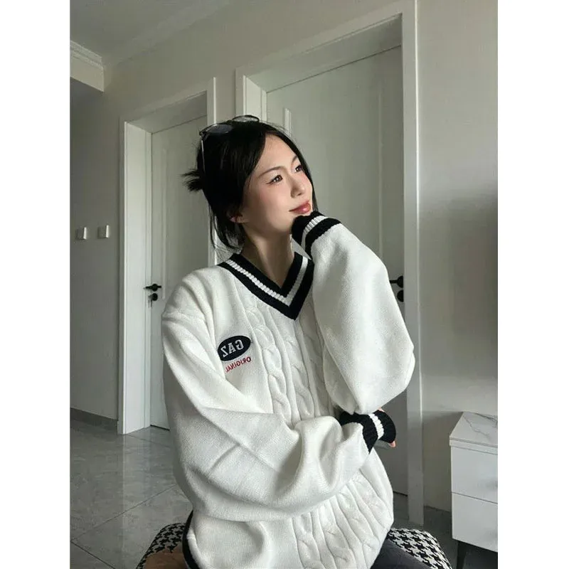 Korean Style Oversized sweaters for women for Women Korean Style Oversized sweaters for women for Women