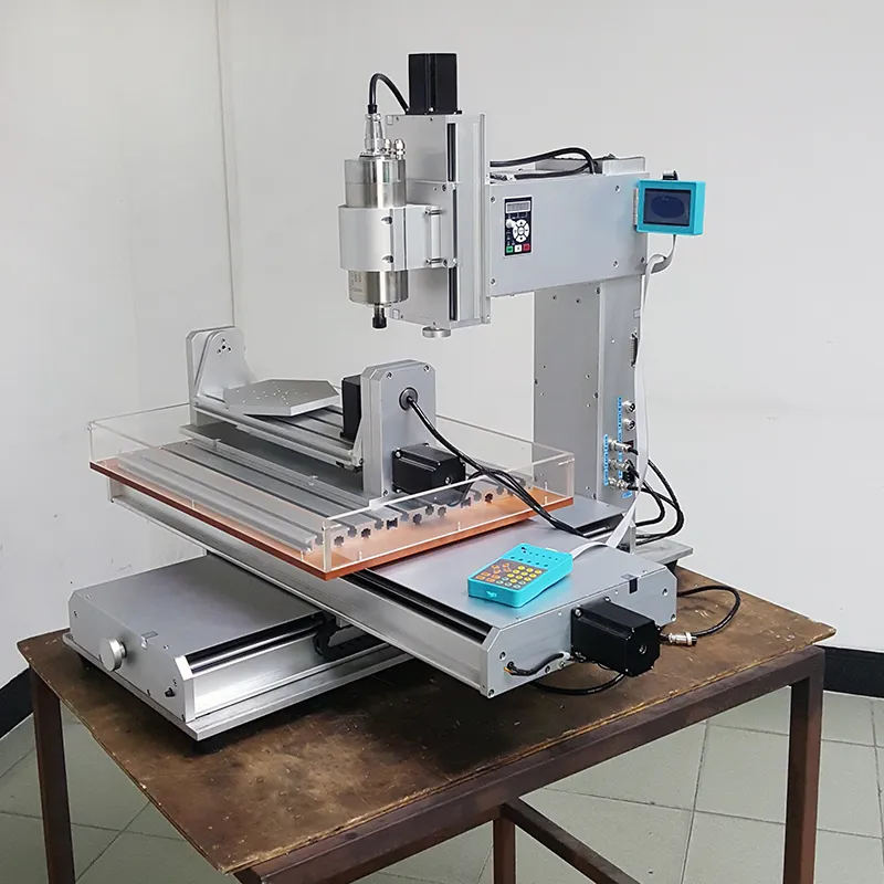 CNC -Router 6040 5 Achse Metall -Gravurmaschine 3040 CNC Rahmensäule Typ Holzmahlen mit Wassertank und Grenzschalter