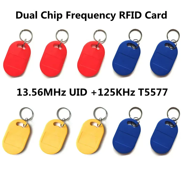 NEW Changeable UID RFID Key Tags - Composite Rewritable IC ID Dual Chip ...