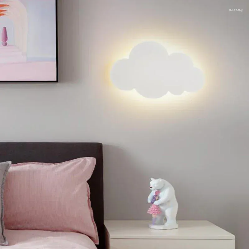 Wandlamp Woonkamer Blaker Kinderslaapkamer Nachtkastje Decoratieve Clound Licht Gangpad Gang Gang Binnen Decorverlichting