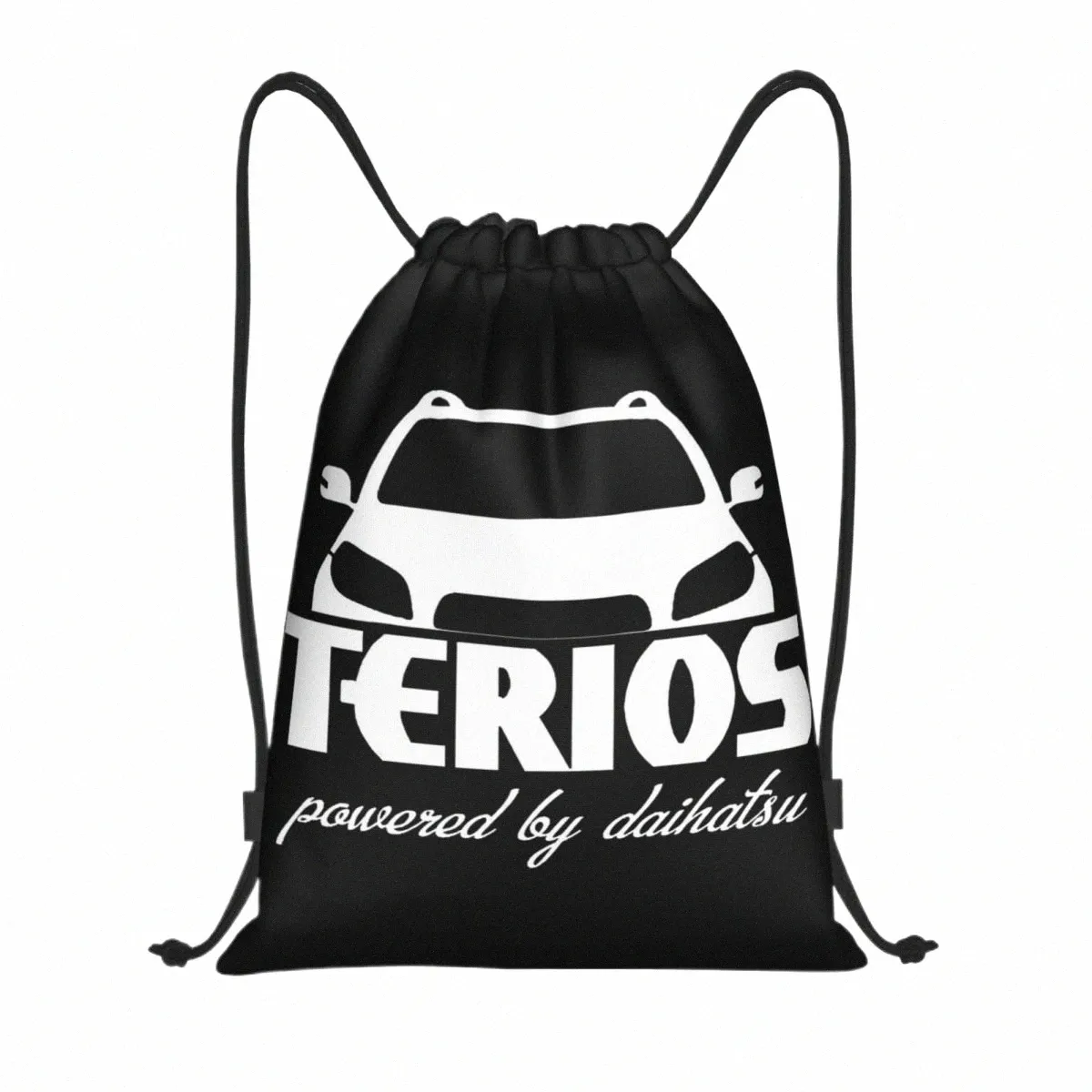 Terios Cordon Sac à dos Femmes Hommes Sport Gym Sackpack Pliable Shop Sac Sack e1WR #