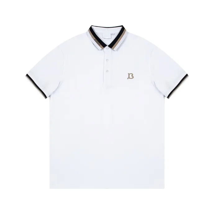 Мужская рубашка-поло Дизайнерская мужская модная футболка с лошадьми Повседневная мужская рубашка-поло для гольфа Летняя рубашка с вышивкой High Street Trend Верхняя футболка Азиатский размер M-XXXL # 210