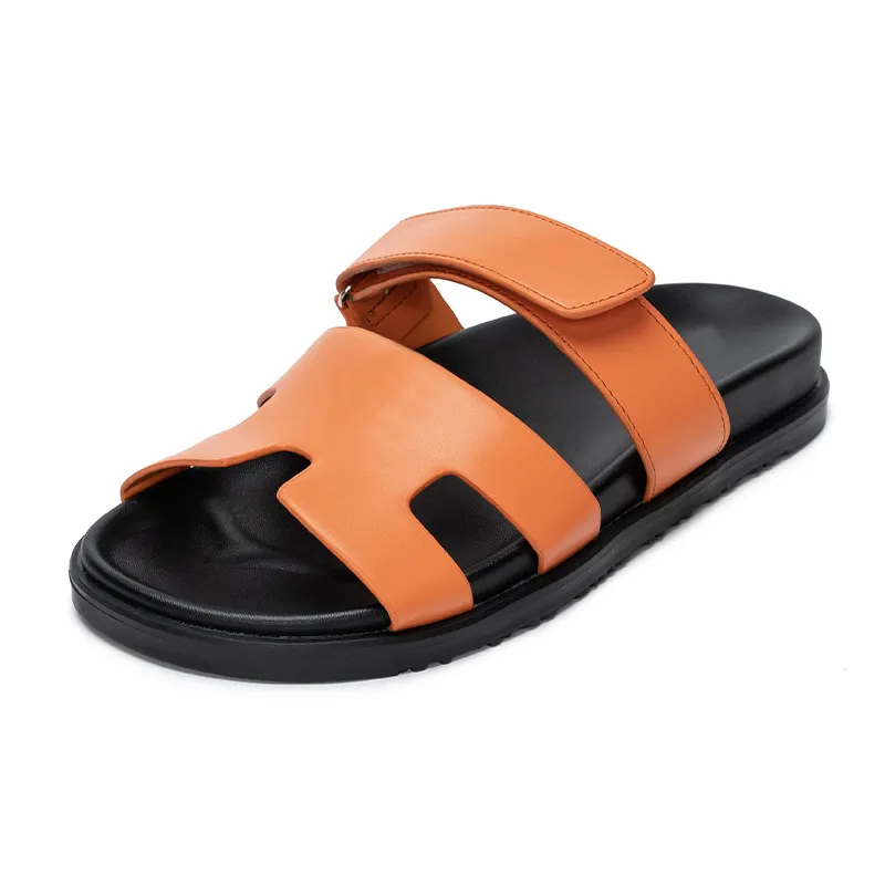 جديد على الإنترنت المشاهير الكلاسيكية الرجعية الأزياء Slippers النساء الصيف الصيفية سميكة Soled Sponge Cake Beach Shoes