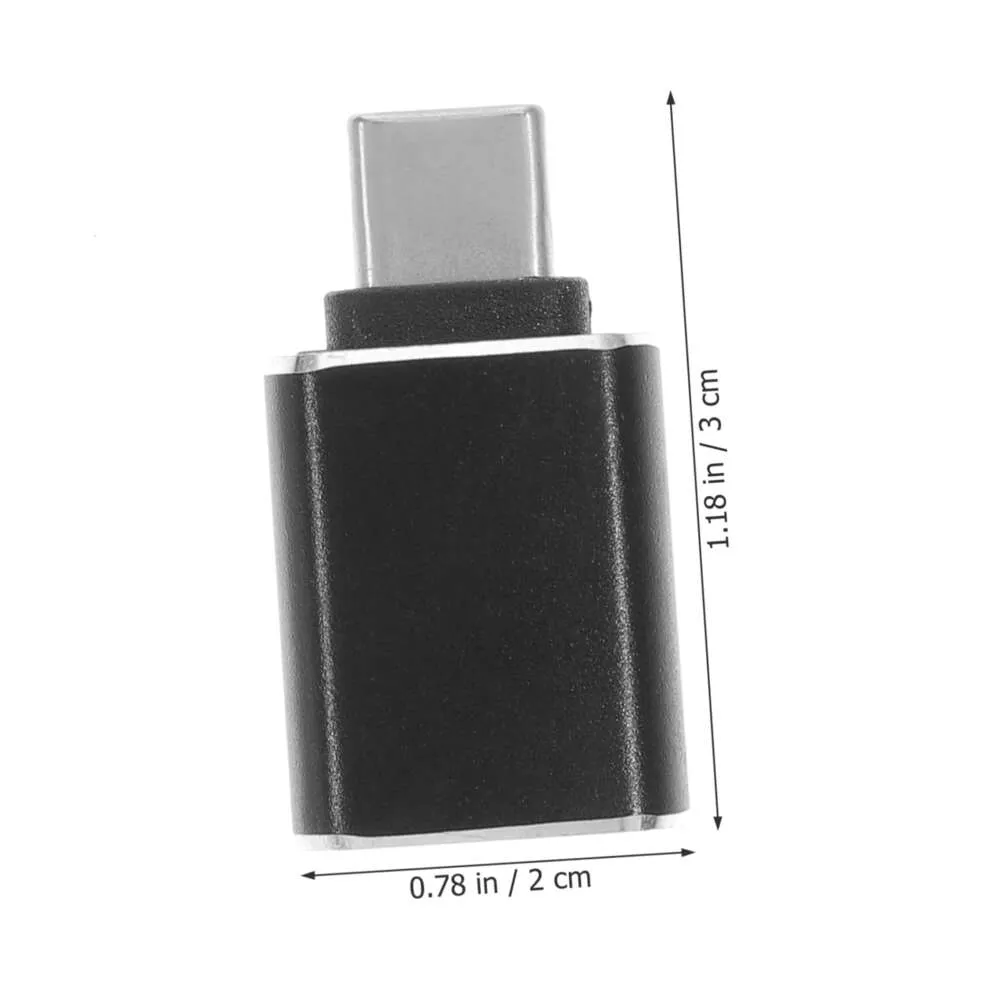 Pièces de convertisseur Typec, 3 pièces, convertisseurs de Type C vers USB, adaptateur d'ordinateur pour téléphone portable