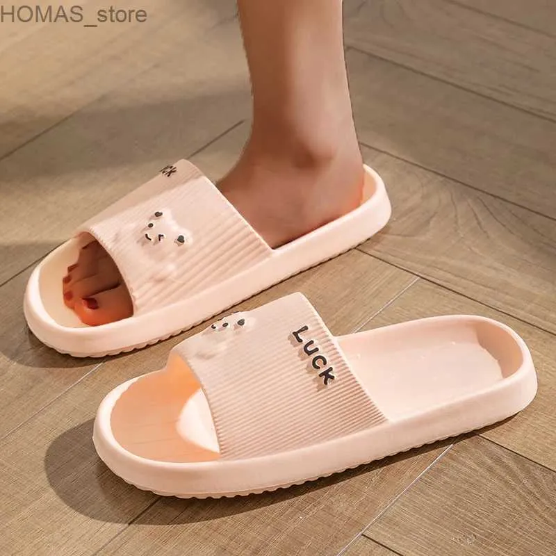 home shoes Fashion Summer Relief Design Ladies Home Shoes For Women Cosy Slides Lithe Soft Sandals Men Slippers Couple Indoor Flip Flops DL8A Y240409