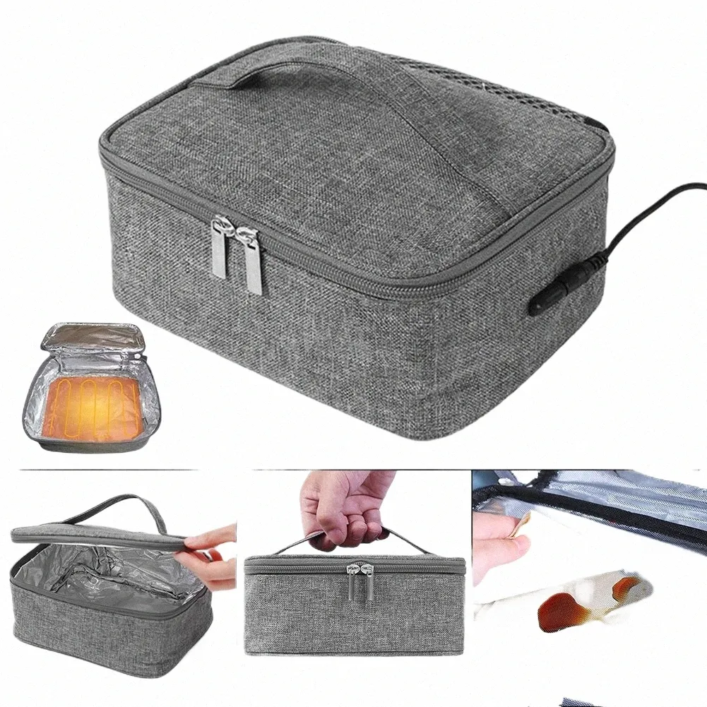 Isolerad lunchpåse Electric Thermal Lunch Bag USB REATING PAG PORABLE Food WR Box Travel vandring utomhus kameran i00k#