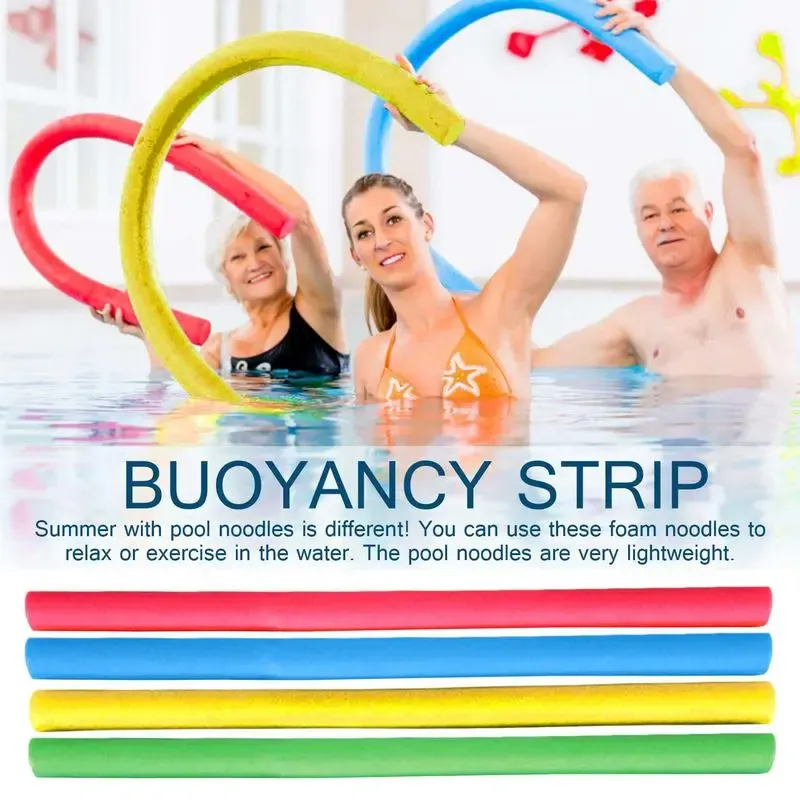 Flexible Pool Noodles (Pack Of 1) - Buoyancy Foam Stick For Swimming, Play & Water Exercise-546920