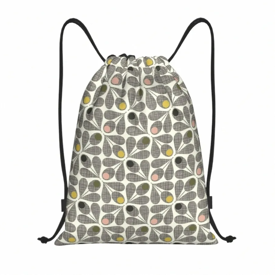 Scribble Acorn Cup Ardoise Orla Kiely Imprimer Cordon Sac à dos Femmes Hommes Sport Gym Sackpack Pliable Sac de formation Sack e9qT #