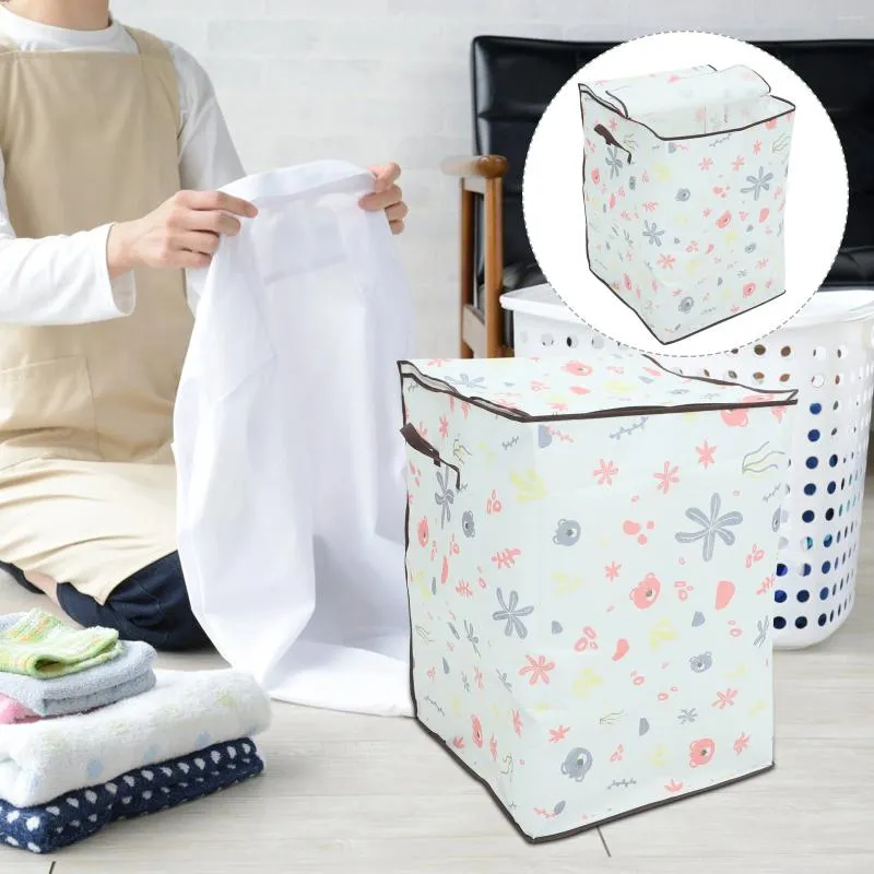 Storage Bottles Clothes Bag Comforter Bin Blankets Bins Large Capacity Non-woven Fabric Organizer Travel Collapsible