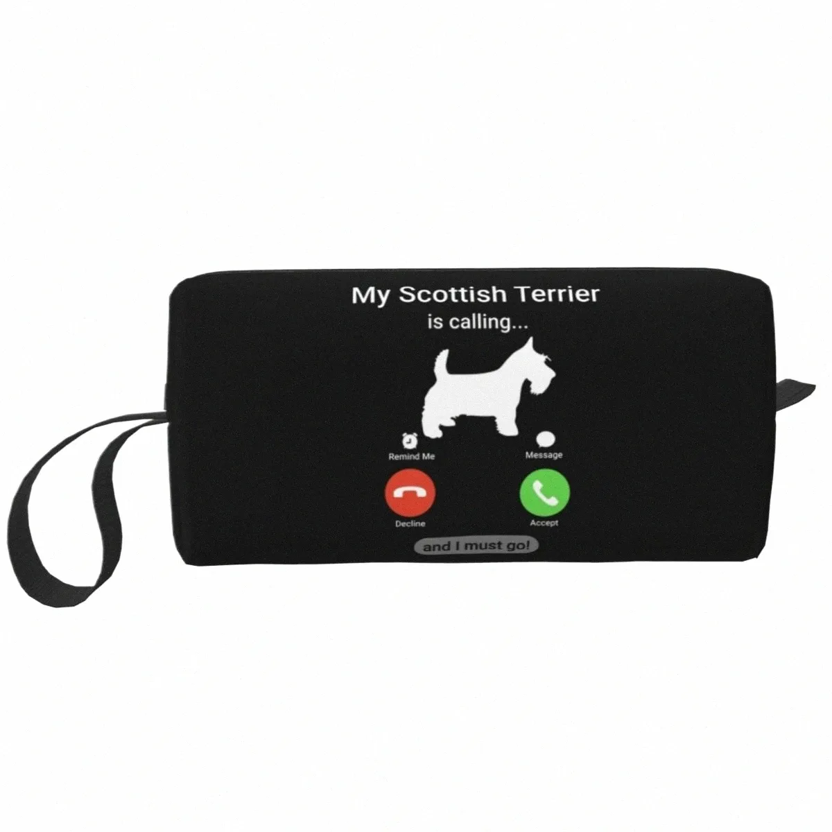 Voyage My Scottish Terrier appelle le sac de toilette mignon Scottie Dog Makeup Cosmetic Organisateur Femmes Beauté Rangement Dopp Kit DOPP R7B0 #