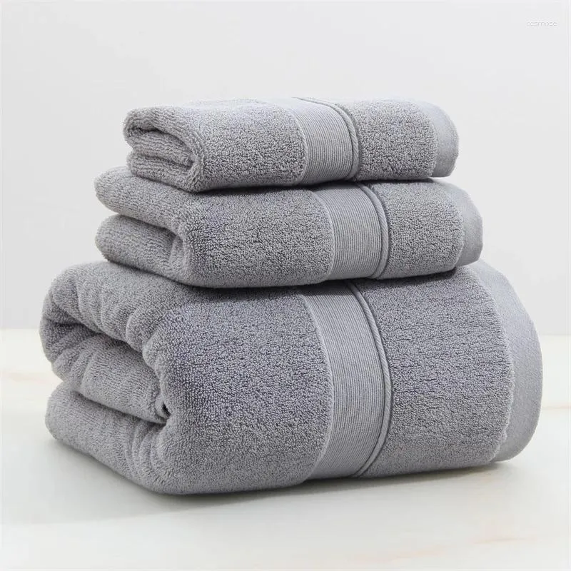 Asciugamano di cotone puro set di asciugamani per adulti ad assorbenti morbidi con asciugamani per adulti a mano da bagno veloce da bagno veloce da bagno