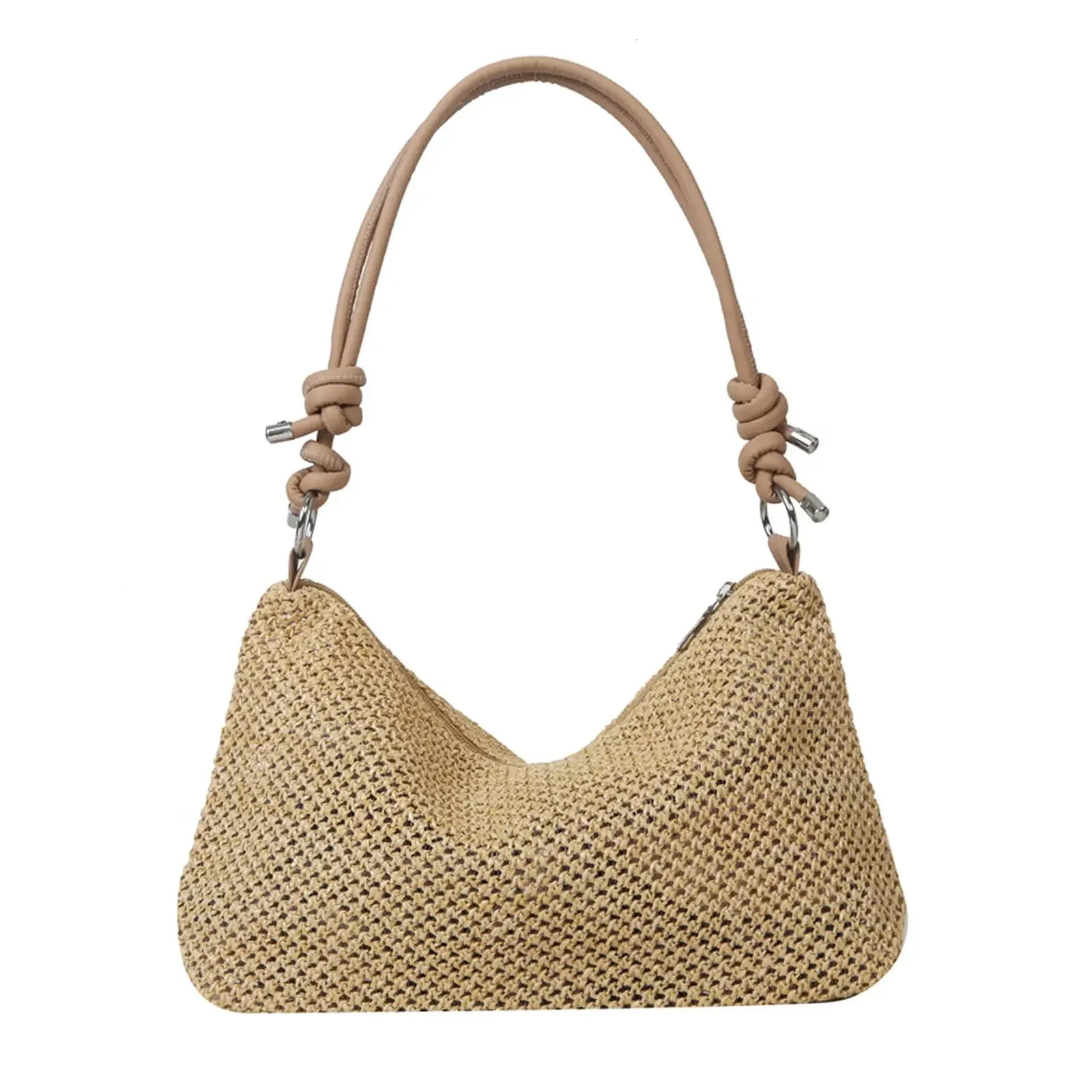 Bolso de mano informal para playa, bandolera de hombro a la moda para picnic y vacaciones 240328