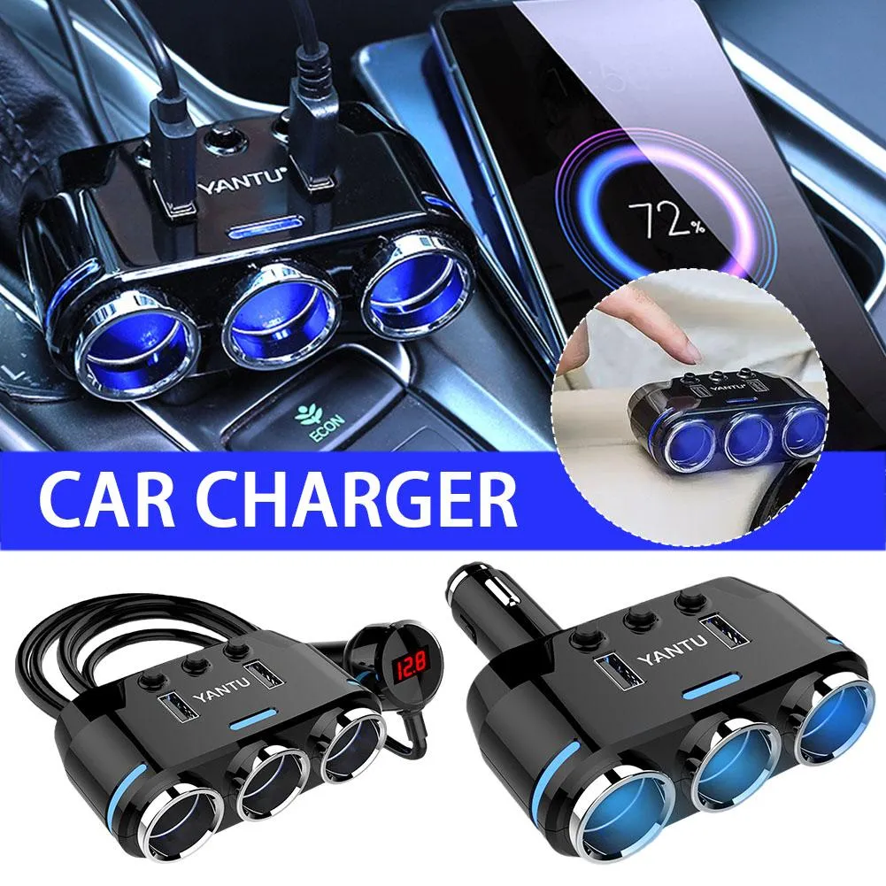 yantu cigarette lighter adapter YANTU Car 12V Cigarette Lighter Socket Splitter Plug Charger with USB and  LED Display from Dhgate Pumps