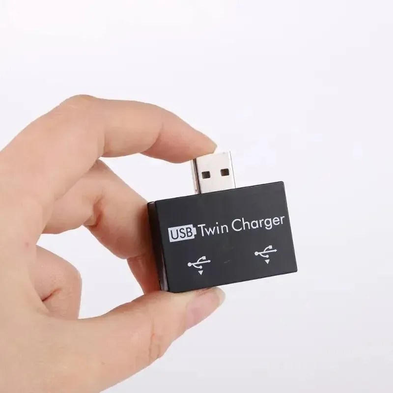 Mini Portable USB Hub Adapter with 4 Channels and 2 Charging Ports for ...