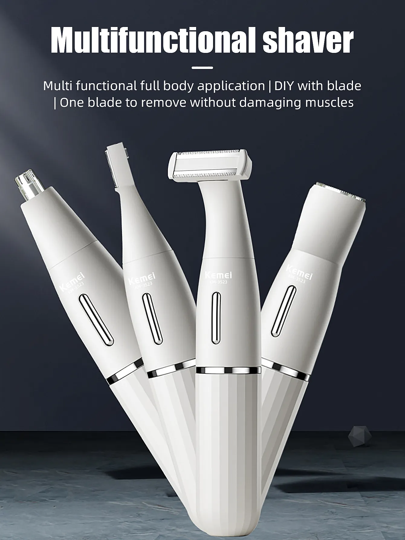 Épilateur Kemei 6-en-1