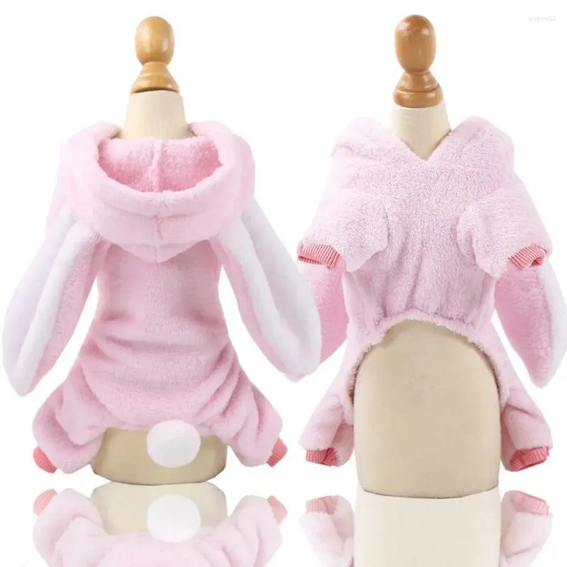 Vêtements pour chiens Combinaisons Forme Cosplay 4 jambes Pyjamas pour animaux de compagnie Couleur unie Poignet élastique Chiot Chat Pull à capuche en peluche Balle Body