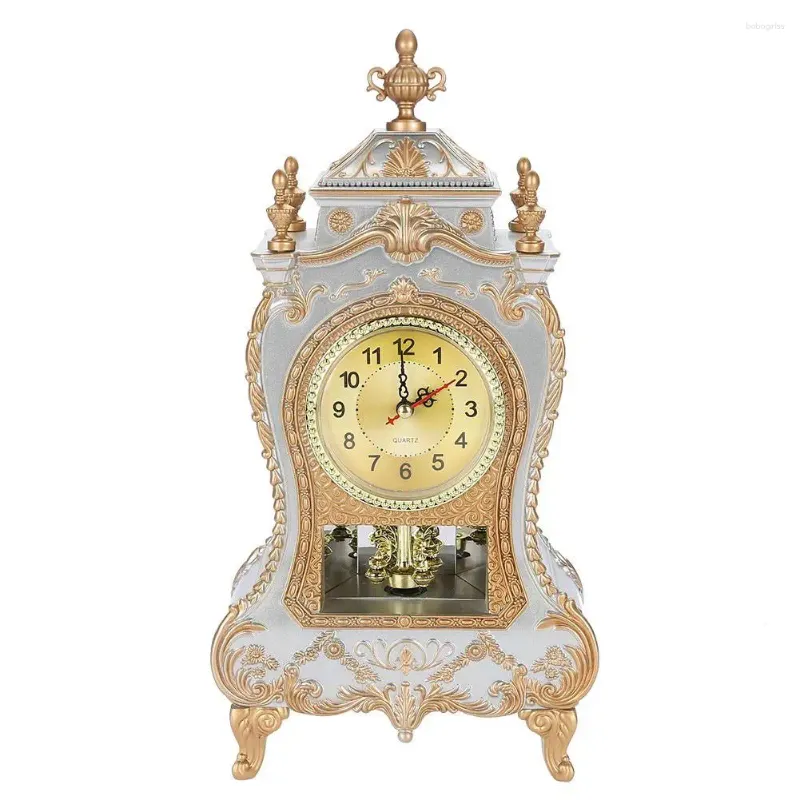 Relojes de mesa Reloj de plástico de estilo vintage Antiguo Hogar El Escritorio decorativo Alarma