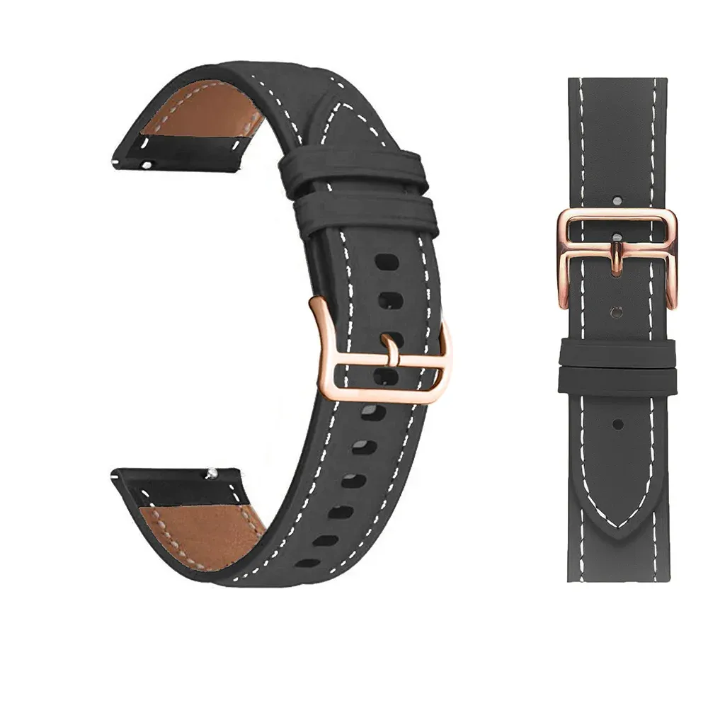 Huawei Watch Straps: Leather Band For GT2 GT3 42mm/Honor Magic