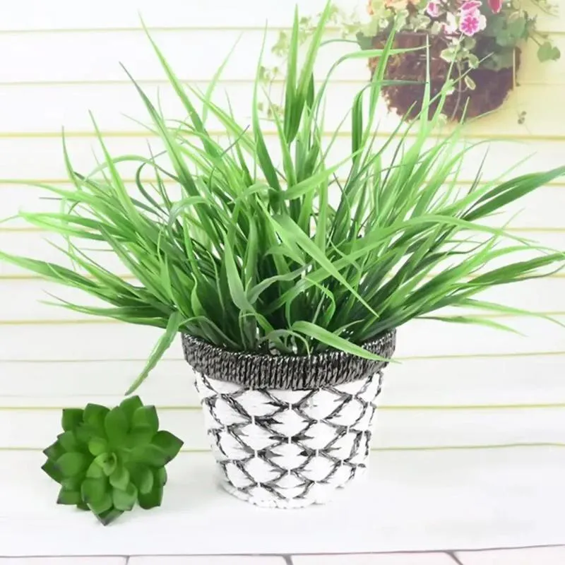 Decorative Flowers Plastic Plant High-quality Realistic Appearance Durable Material Natural Green Color Versatile Use Artificial Plants