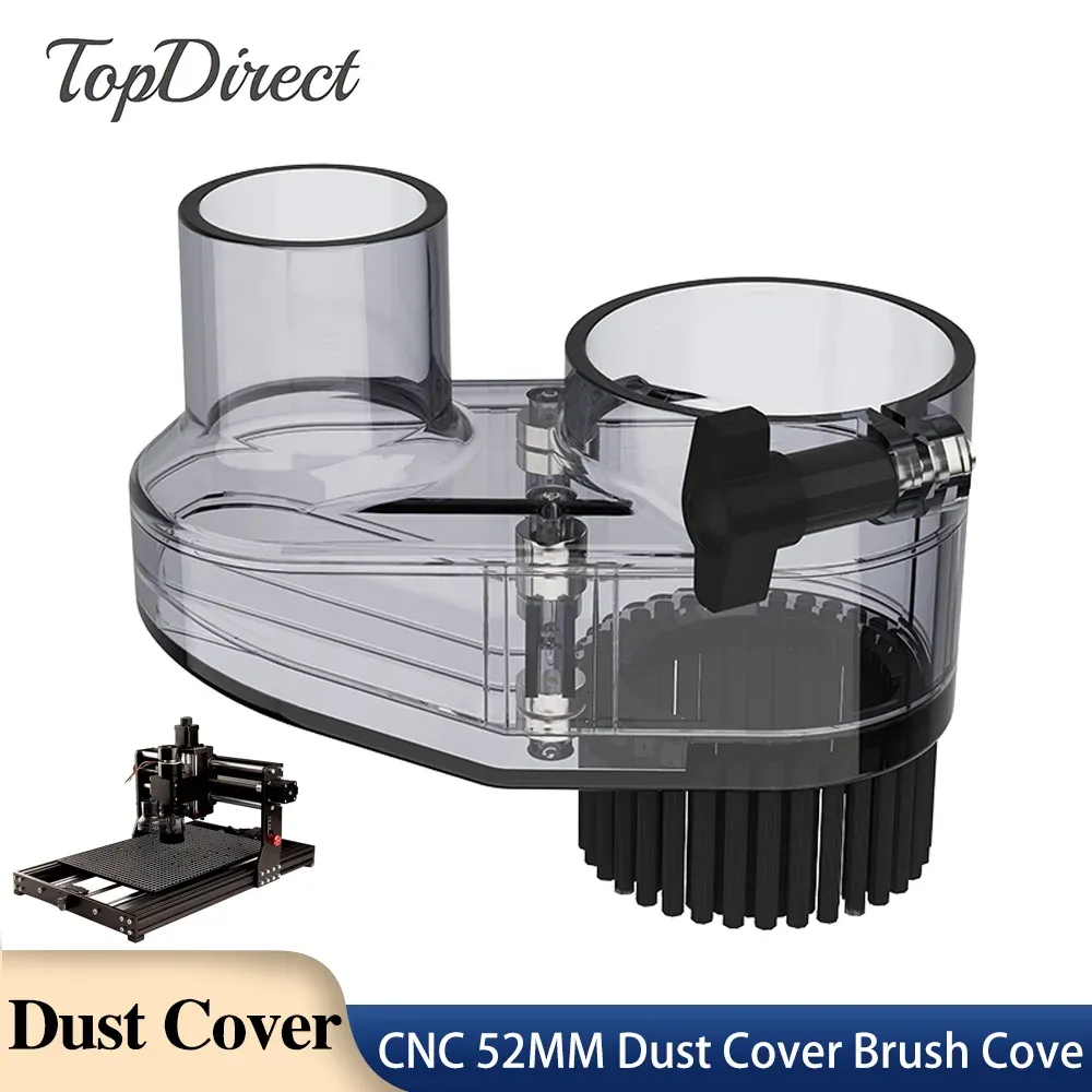 45mm CNC Router Dust Cover: Efficient Chip Removal for 775 Spindle ...