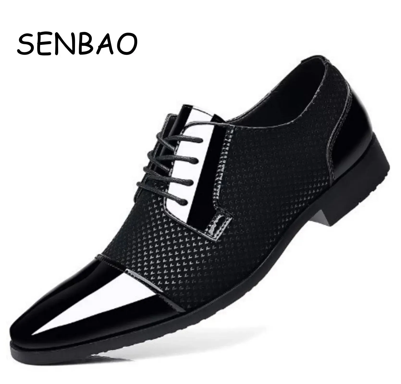 Botas SEO Moda de moda de vestido de vestido masculino Oxfords Designer masculino Sapatos diários de couro PU Sapatos 3848