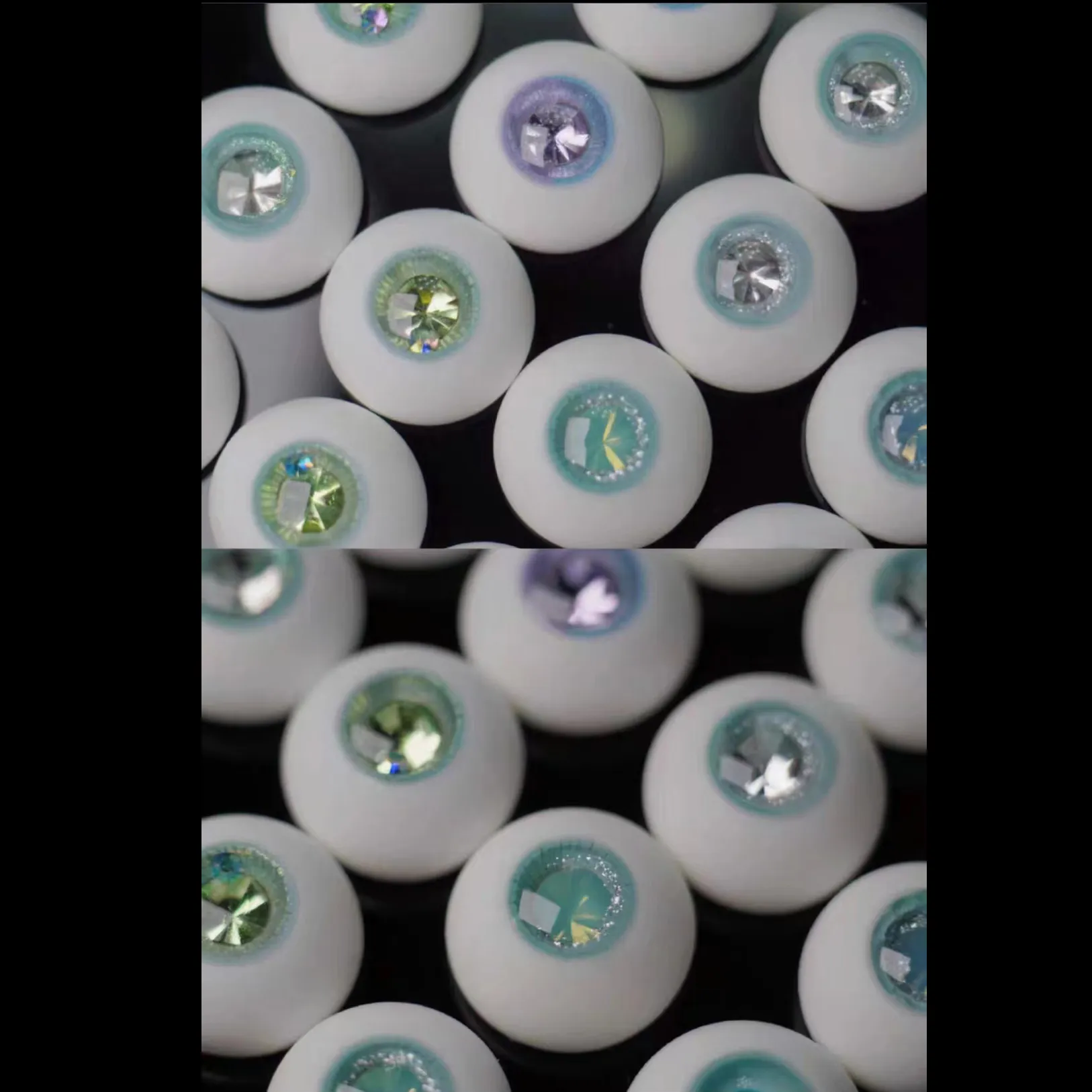 ✓ DHgate BJD SD 인형 눈 : 12/14/16mm 핸드 메이드 빛나는 수지 안구 1/3 1/4 1/6 인형 DIY 인형  액세서리 | 다양한 기타 예술과 공예