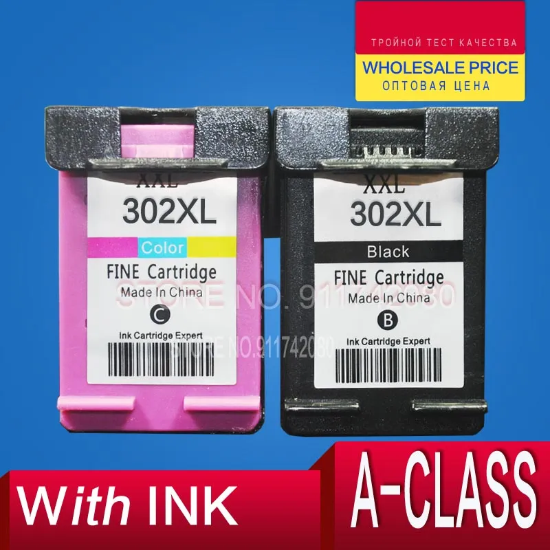 Hp 362 Ink HP Compatible 302XL Black Ink Cartridges For Deskjet 3635 3636 3637 ...