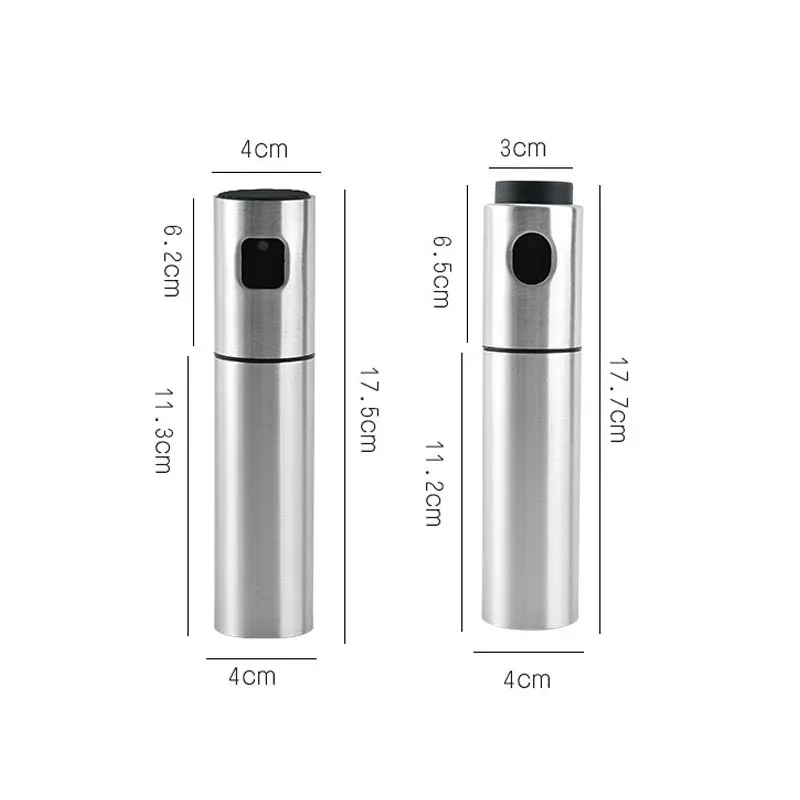 2024 BBQ Bakning olivolja sprayflaska oljevinäger spray flaskor vatten pump så