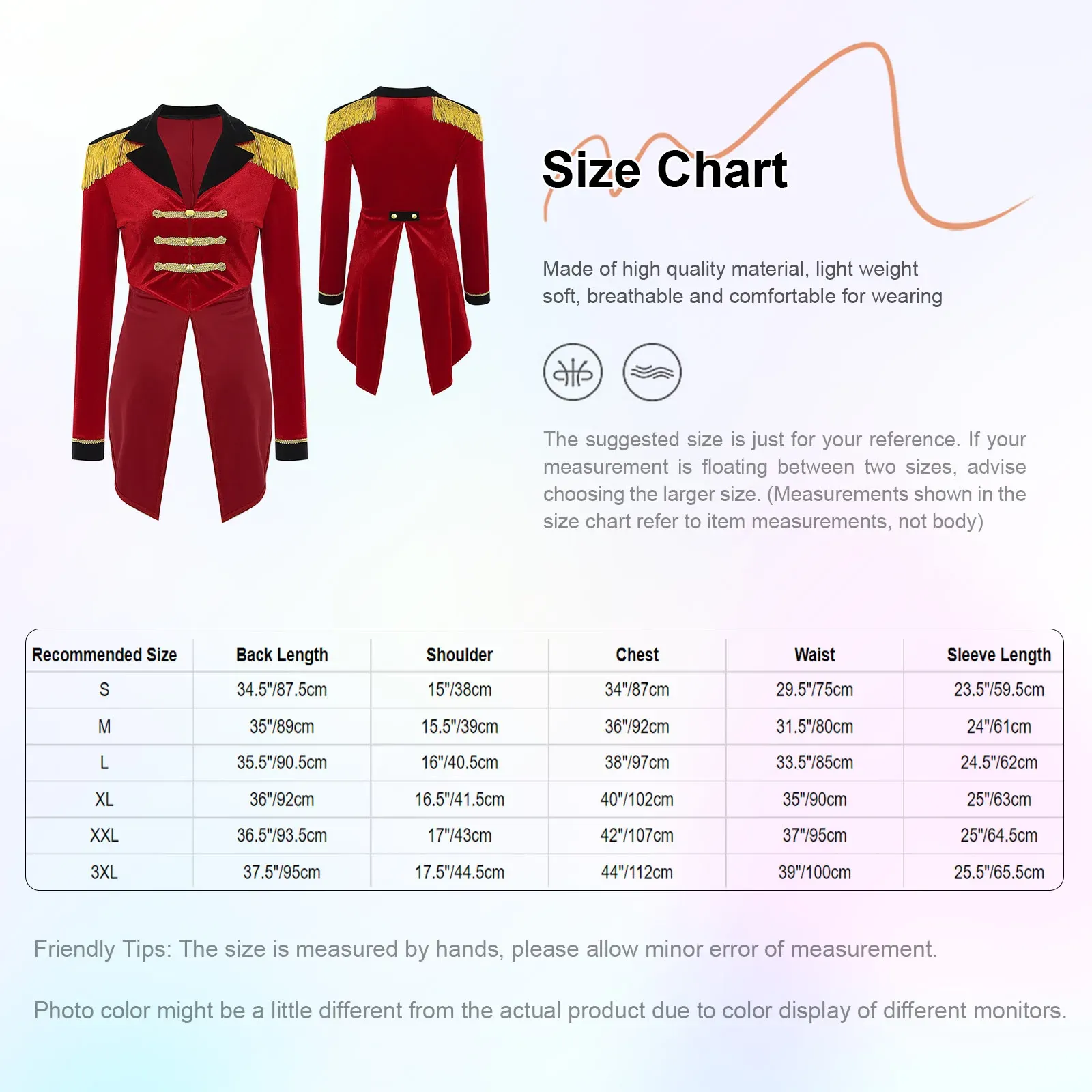Circus ladies ringmaster outfit for Women - Long...