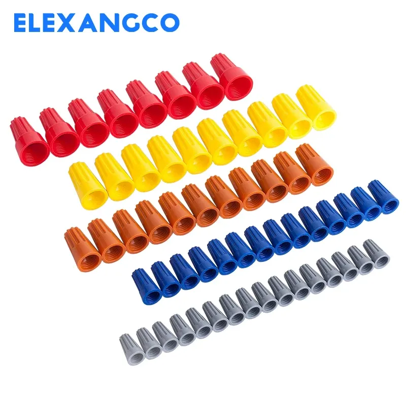 thumbnail image 2 of 100-Piece Twist-On Wire Connectors Assortment – #22 To #10 AWG, Steel Contact, Multicolor 2 of 6
