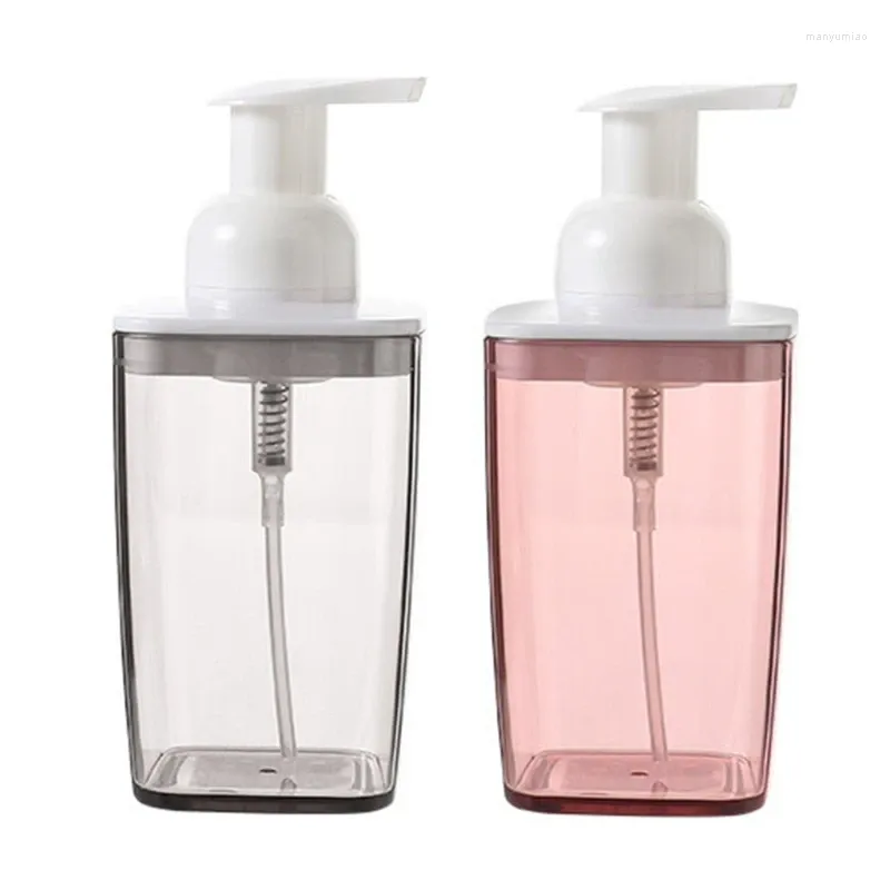 Storage Bottles Transparent Foaming Liquid Containers Pink/for Grey For Hair Shampoo Conditioner Hand Soap Laundry Detergent Lotion