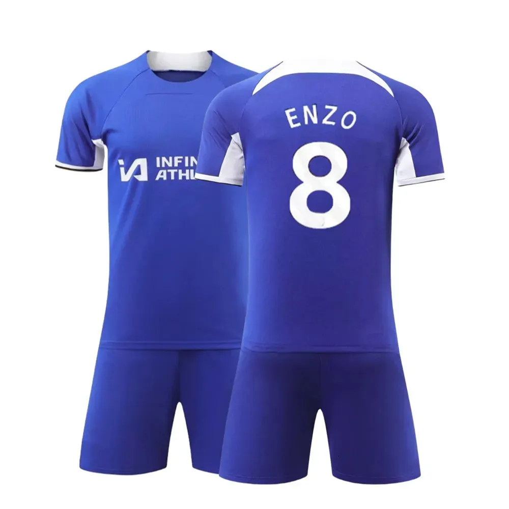 ragazzo ragazza enzo Fans Edition rugby Maglia da calcio uomo e bambino giochi in casa maglie da calcio kit uniformi manica corta 240318