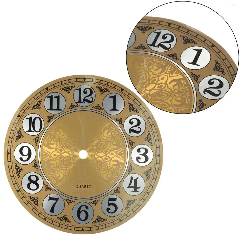 Clocks Accessories Brand Dial Face Clock Not Fade Vintage Aluminium Widely Used 7inch Arabic Numeral