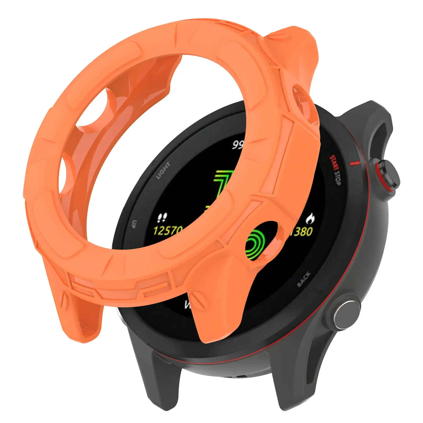 Custodia Protettiva In TPU LOKEKE Per Garmin Forerunner 955 - Morbida E Antiurto, Protegge Da Graffi E Sporco, Facile Da Installare, Colore Nero - copertina