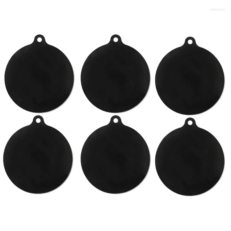 Conjuntos de panelas 6 Pcs Indução Cooktop Mat Protetor Antiderrapante Silicone Isolamento Térmico Pad Cook Top Cover Reutilizável Isolado