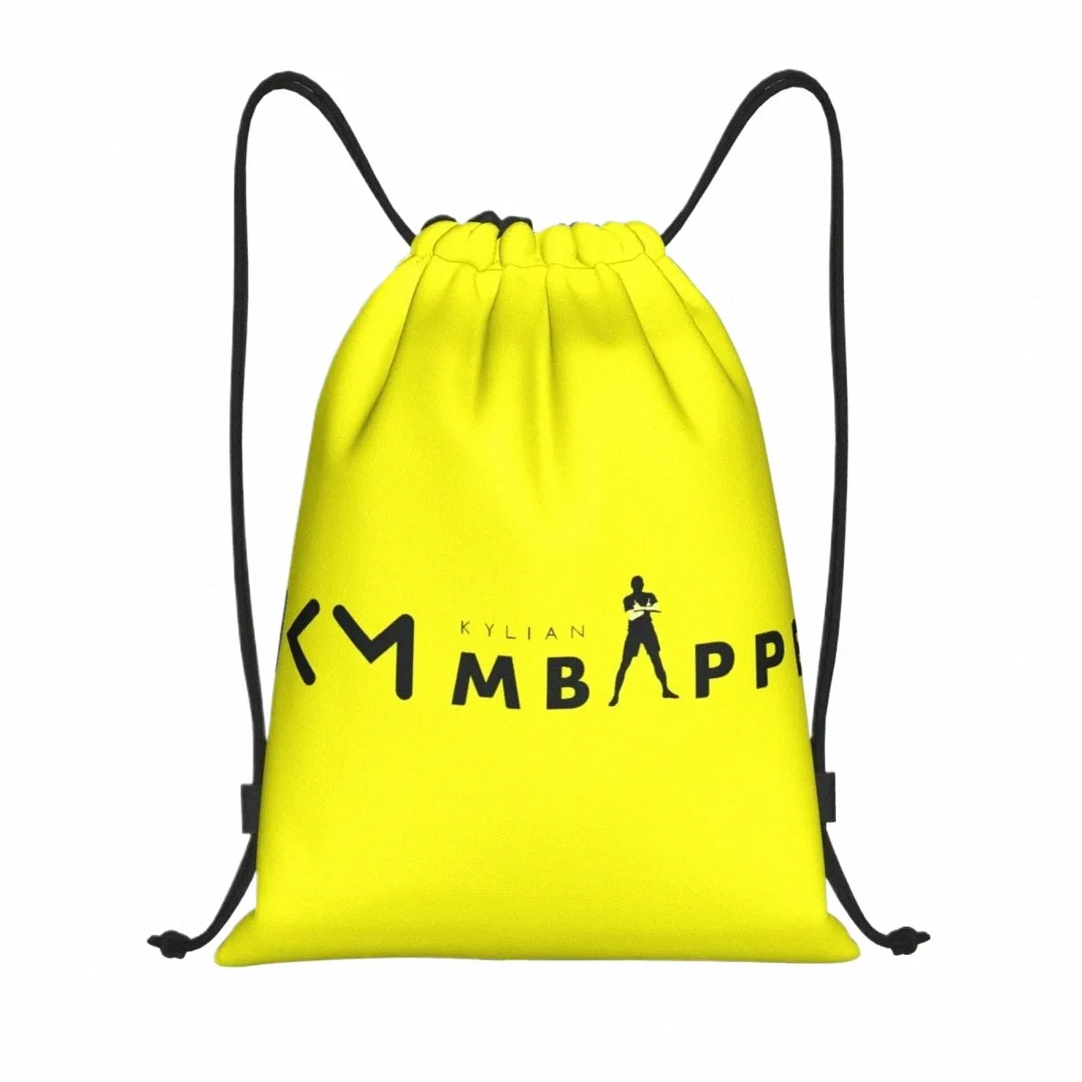 맞춤형 MBAPPES KM 드로우 스트링 백팩 백 남성 여성 가벼운 축구 체육관 스포츠 Sackpack Sacks e3JC#